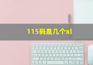 115码是几个xl