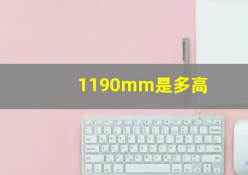 1190mm是多高