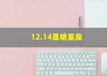 12.14是啥星座