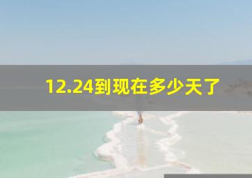 12.24到现在多少天了