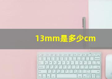 13mm是多少cm