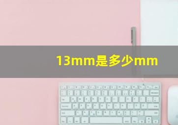 13mm是多少mm