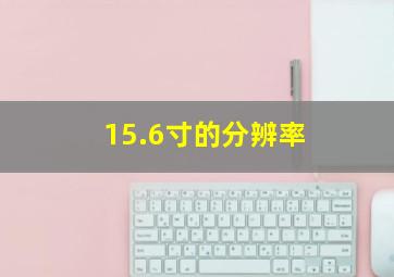 15.6寸的分辨率