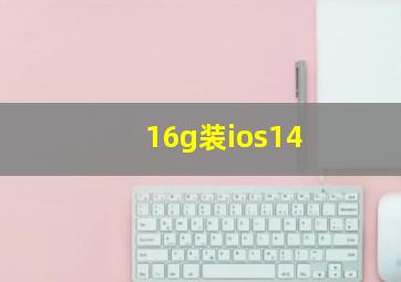 16g装ios14