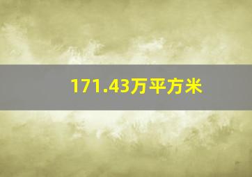 171.43万平方米