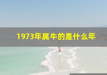 1973年属牛的是什么年