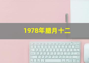 1978年腊月十二