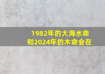 1982年的大海水命和2024年的木命会在