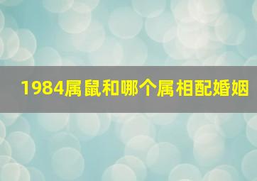 1984属鼠和哪个属相配婚姻