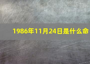 1986年11月24日是什么命