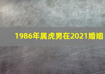 1986年属虎男在2021婚姻