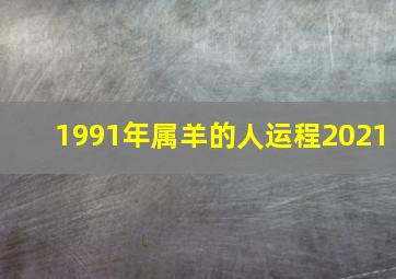 1991年属羊的人运程2021