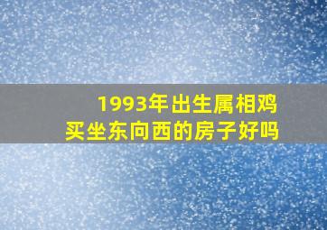 1993年出生属相鸡买坐东向西的房子好吗