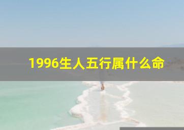 1996生人五行属什么命