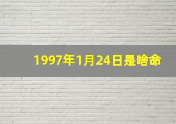 1997年1月24日是啥命