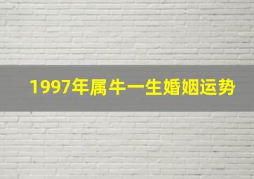 1997年属牛一生婚姻运势