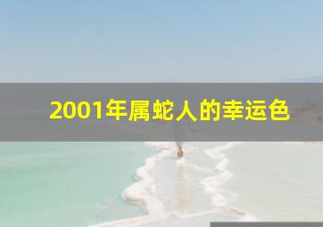 2001年属蛇人的幸运色