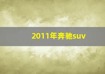 2011年奔驰suv