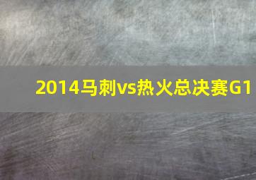 2014马刺vs热火总决赛G1