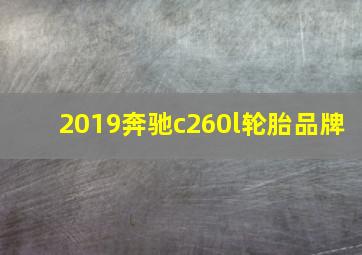 2019奔驰c260l轮胎品牌