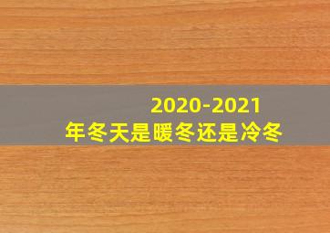 2020-2021年冬天是暖冬还是冷冬