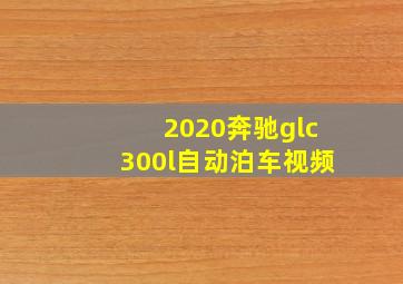 2020奔驰glc300l自动泊车视频