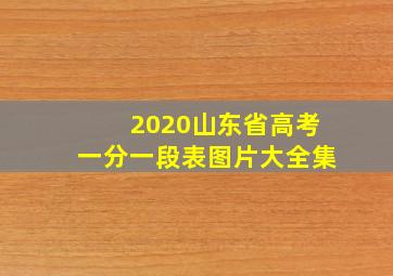 2020山东省高考一分一段表图片大全集