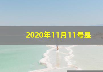 2020年11月11号是