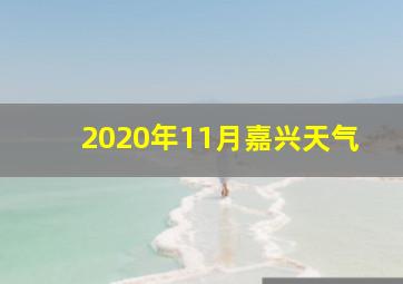 2020年11月嘉兴天气