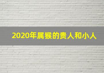 2020年属猴的贵人和小人