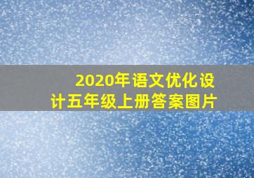 2020年语文优化设计五年级上册答案图片