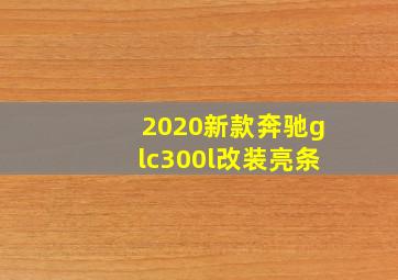 2020新款奔驰glc300l改装亮条