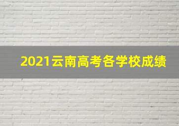 2021云南高考各学校成绩