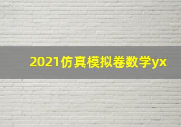 2021仿真模拟卷数学yx