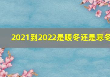 2021到2022是暖冬还是寒冬