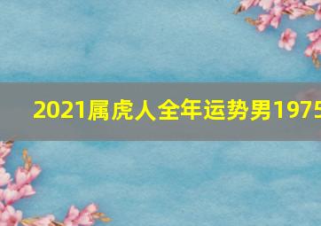 2021属虎人全年运势男1975