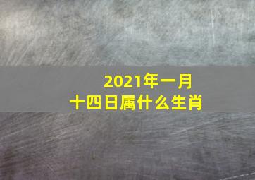 2021年一月十四日属什么生肖