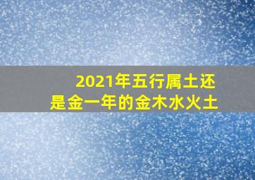 2021年五行属土还是金一年的金木水火土