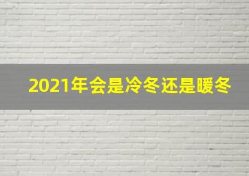 2021年会是冷冬还是暖冬