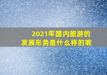 2021年国内旅游的发展形势是什么样的呢