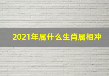 2021年属什么生肖属相冲