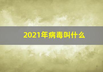 2021年病毒叫什么