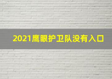 2021鹰眼护卫队没有入口