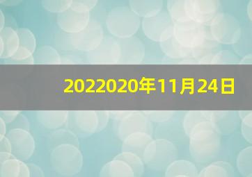 2022020年11月24日