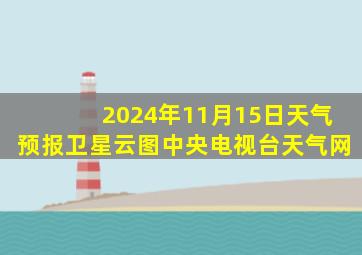 2024年11月15日天气预报卫星云图中央电视台天气网