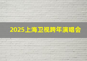 2025上海卫视跨年演唱会