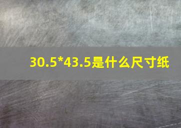 30.5*43.5是什么尺寸纸