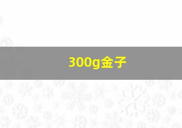 300g金子