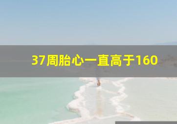 37周胎心一直高于160