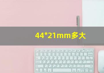 44*21mm多大